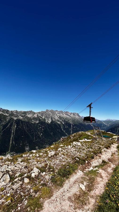 シャモニーLe Nid De L'Aiguille - Au Pied De L'Aiguille Du Midiアパートメント エクステリア 写真